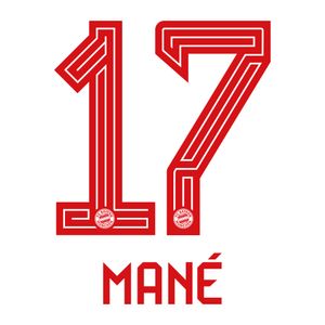 Mané 17 (Officiële Bayern München Bedrukking 2023-2024)