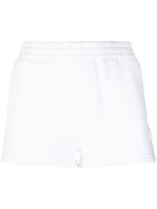 Alexander Wang short de sport à logo brodé - Blanc