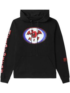 99% Is hoodie en coton à imprimé graphique - Noir