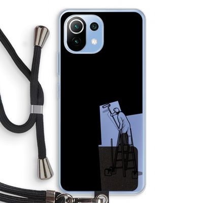Musketon Painter: Xiaomi Mi 11 Lite Transparant Hoesje met koord