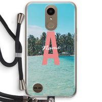 Pacific Dream: LG K10 (2017) Transparant Hoesje met koord