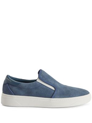 Giuseppe Zanotti baskets GZ94 en daim - Bleu