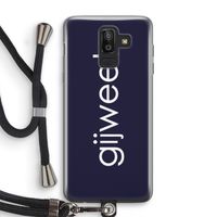 Gijweet: Samsung Galaxy J8 (2018) Transparant Hoesje met koord