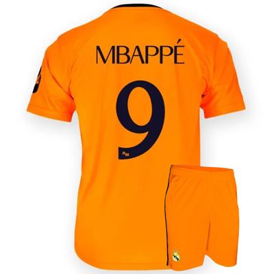 Real Madrid Voetbaltenue Mbappe Uit - 2024-2025 - Kind