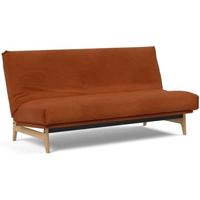 Innovation Aslak Slaapbank Corduroy Oranje 140 cm - thumbnail