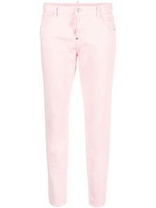 DSQUARED2 jean White Bull à coupe courte - Rose