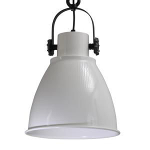 Masterlight Retro industrie hanglamp Industria 27 Bow wit met zwart 2007-06-06-B-K