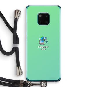 Win98: Huawei Mate 20 Pro Transparant Hoesje met koord