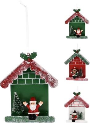 House With Xmas Figurine 13 cm - Nampook