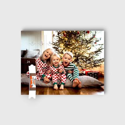 Adventskalender met foto en kinder® chocolade