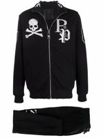 Philipp Plein pantalon de jogging à logo imprimé - Noir - thumbnail