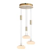 Paul Neuhaus 3-lichts hanglampQ-Etienne messing rond - 2078-60