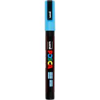 Uni-Posca Posca marker, afm pc-3m, lijndikte 0,9-1,3 mm, fijn, lichtblauw, 1 stuk