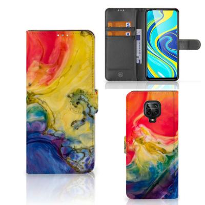 Hoesje Xiaomi Redmi Note 9 Pro | Note 9S Watercolor Dark Hoesje Xiaomi Redmi Note 9 Pro | Note 9S Watercolor Dark