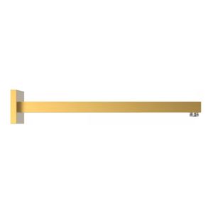 Douchearm Tres Exclusive | 40 cm | Wandmontage | Messing | Vierkant | 24k Goud mat