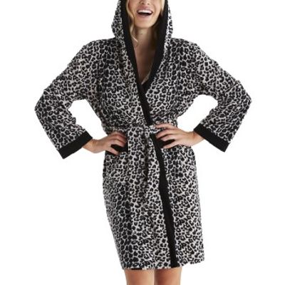 Damella Velour Leo Hoodie Robe * Actie *