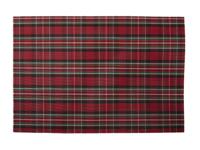 Placemat kerst ruit 30x45 cm 2ass red/green/white red/green/black HIT - Hit