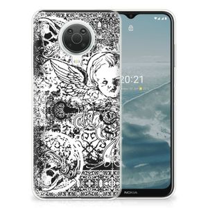 Silicone Back Case Nokia G20 | G10 Skulls Angel