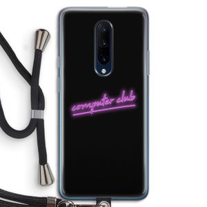 Vice Black: OnePlus 7 Pro Transparant Hoesje met koord