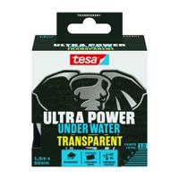 Reparatietape tesa Ultra Power Onderwater transparant 50mmx1,5m