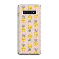 Ananas: Samsung Galaxy S10 4G Transparant Hoesje