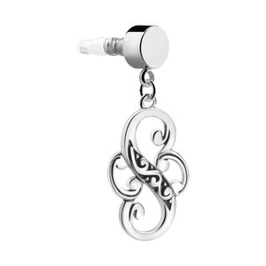 Earphone Plug Charm Chirurgisch staal 316L Telefoonaccessoires