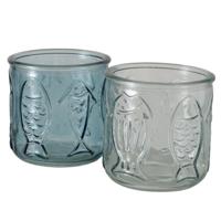 Boltze Home windlicht vissen h9cm