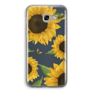 Sunflower and bees: Samsung Galaxy A5 (2017) Transparant Hoesje