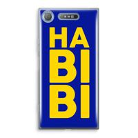 Habibi Blue: Sony Xperia XZ1 Transparant Hoesje