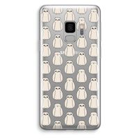 Uilen: Samsung Galaxy S9 Transparant Hoesje