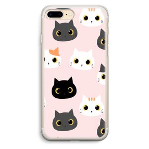 Katten: iPhone 7 Plus Transparant Hoesje