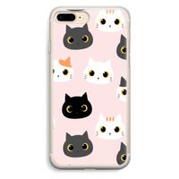 Katten: iPhone 7 Plus Transparant Hoesje
