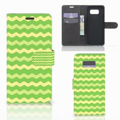 Samsung Galaxy S8 Plus | Telefoon Hoesje | Waves Green