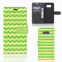 Samsung Galaxy S8 Plus | Telefoon Hoesje | Waves Green