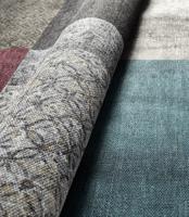 Laagpolig Vintage Patchwork Vloerkleed Edessa Multi-120 x 170 cm