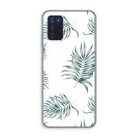 Simple leaves: Samsung Galaxy A03s Transparant Hoesje Simple leaves: Samsung Galaxy A03s Transparant Hoesje