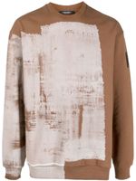 A-COLD-WALL* sweat Brushstroke en coton - Marron