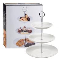 Excellent Houseware Exccellent houseware etagere porselein 3laags 36cm hoog