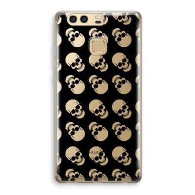 Musketon Skulls: Huawei P9 Transparant Hoesje