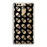 Musketon Skulls: Huawei P9 Transparant Hoesje