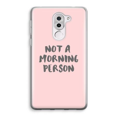 Morning person: Honor 6X Transparant Hoesje