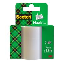 Plakband scotch magic 819 19mmx25m onzichtbaar