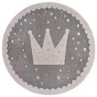 Vloerkleed Kids Crown Rond - Grijs maat: xcm - materiaal: Polypropyleen - Dekbed-Discounter.nl Vloerkleed Kids Crown Rond - Grijs maat: xcm - materiaal: Polypropyleen - Dekbed-Discounter.nl