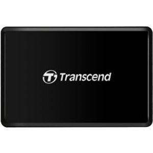 Transcend RDF8 geheugenkaartlezer Micro-USB Zwart