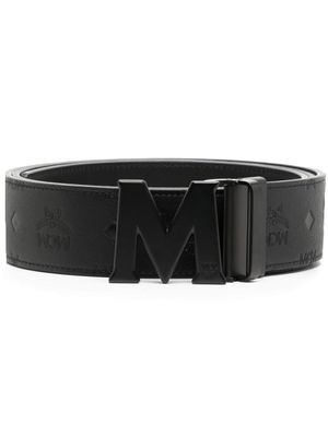 MCM ceinture Claus M à design réversible - Noir