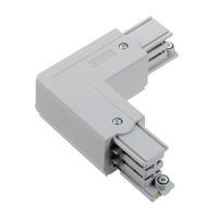 Hoekstuk haaks spanningsrail 3 fase rail aluminium links 873312 Klemko