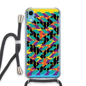 Skew Bee 1: iPhone XR Transparant Hoesje met koord