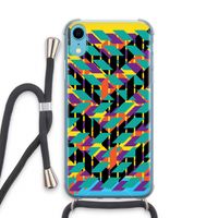 Skew Bee 1: iPhone XR Transparant Hoesje met koord