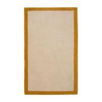 Kave Home Vloerkleed 'Nalim' 90 x 150cm, kleur Mosterdgeel