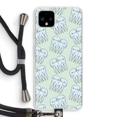 Octopussen: Pixel 4 XL Transparant Hoesje met koord